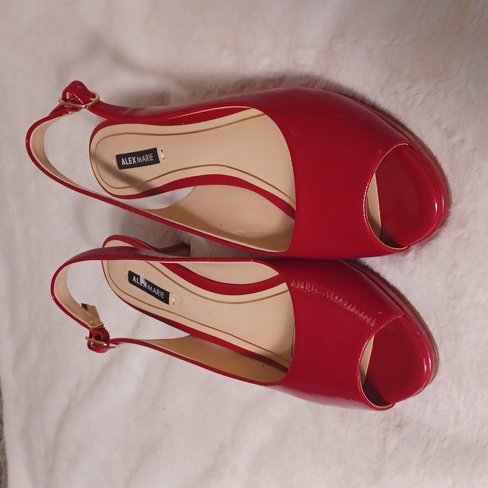 Alex Marie red heels.